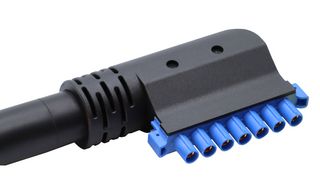 AMPHENOL COMMUNICATIONS SOLUTIONS 10176873-A8-F588LF Mains Power Cord, 90° AC Whip Plug, 7 Pin to IEC 60309 Plug, 5 Pin, 2.5 m, 60 A, 600 V, Black