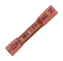 MULTICOMP PRO MP016755 Butt Splice, Red, 22 AWG, 18 AWG, PO (Polyolefin)