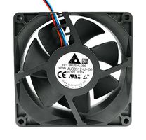 DELTA ELECTRONICS AUB0912HJ-00 Ventilador axial de CD, 12 V, Cuadrado, 92 mm, 25 mm, Rodamiento de Manga, 69.02 CFM
