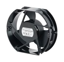 DELTA ELECTRONICS EFB1524VHG-EP DC Axial Fan, 24 V, Rectangular with Rounded Ends, 172 mm, 50.8 mm, Ball Bearing, 302.29 CFM