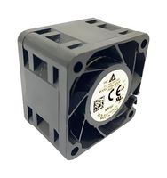 DELTA ELECTRONICS FFB0448EN-00EEY DC Axial Fan, 48 V, Square, 40 mm, 28 mm, Ball Bearing, 35.4 CFM