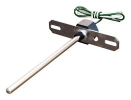 ACI A/AN-DO-8" NTC Thermistor, 203.2mm Probe, 10kohm, Flange Mount, -55°C to 200°C, A/AN Series