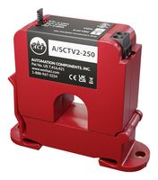 ACI A/SCTV2-250 Current Sensor, Split-Core, Analog, 0V to 10V, DIN Rail/Panel Mount, 600VAC Supply, -15°C to 40°C