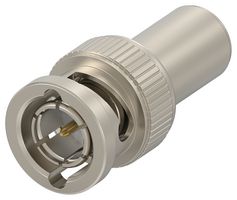 AMP - TE CONNECTIVITY 2510949-1 RF / Coaxial Connector, Bayonet Coupling, BNC Coaxial, Straight Plug, Crimp, 75 ohm