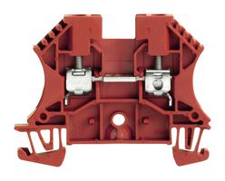 WEIDMULLER 1020140000 DIN Rail Mount Terminal Block, 2 Positions, 26 AWG, 10 AWG, 4 mm², Screw, 32 A