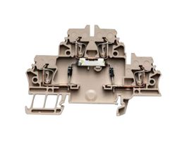 WEIDMULLER 1690050000 Bloque de Terminal c/Montaje en Riel DIN, 4 Posiciones, 26 AWG, 12 AWG, 2.5 mm²
