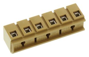 WEIDMULLER 0274220000 Panel Mount Barrier Terminal Block, 2 Row, 6 Positions, 22 AWG, 12 AWG, 24 A