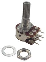 BOURNS PDB182-K220K-103B Rotary Potentiometer, 10 kohm, 1 Turns, Linear, 125 mW, ± 20%, PDB18 Series