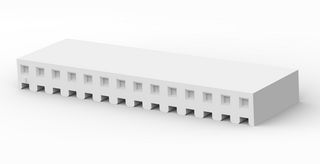 TE CONNECTIVITY - AMP 1-640251-4 Connector Housing, SL-156 Series, Receptacle, 14 Positions, 3.96 mm
