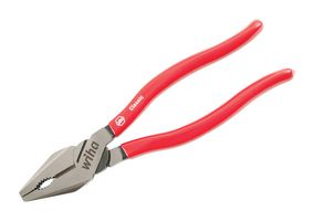 WIHA 32609 Pinzas de Combinación, Cortador, Agarre Clásico, Acero, Borde de Corte Extra Largo, 7.87" Longitud