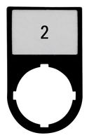 EATON CUTLER HAMMER M22S-ST-X53 Legend Plate, M22 Modular Pushbutton, Complete, 22.5mm, Black, 2, IP66, NEMA 4X, 13
