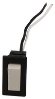 NKK SWITCHES WR11BL Rocker Switch, On-None-Off, SPST, Non Illuminated, Panel Mount, Ivory, WR Series
