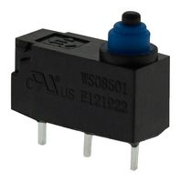 E-SWITCH WS0850100F070SA Microswitch, Snap Action, Pin Plunger, SPDT, Solder Lug, 1 A, 24 V