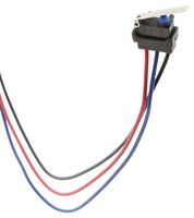 E-SWITCH WS0850101F050WA Microswitch, Snap Action, Straight Lever, SPDT, Wire Leaded, 1 A, 24 V