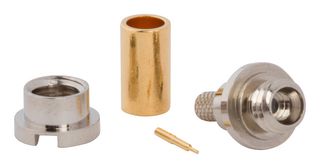AMPHENOL RF 925-136J-51S RF / Coaxial Connector, SMPM Coaxial, Straight Bulkhead Jack, Crimp, 50 ohm, RG178