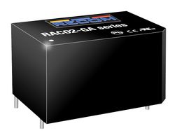 RECOM POWER RAC02-05SGA AC/DC PCB Mount Power Supply (PSU), ITE & Household, 1 Output, 2 W, 5 V, 400 mA