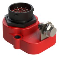 AMPHENOL SINE/TUCHEL AHDPHB04-24-16P-RED-CN Circular Connector, Red, Standard Circular Connector, DuraMate AHDP Series, Panel Mount Receptacle