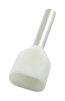 MULTICOMP PRO MP016695 Wire Ferrule, Twin Wire, 20 AWG, 0.5 mm², 8 mm, White
