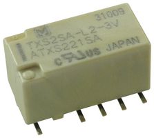 PANASONIC TXS2SA-L2-3V-Z Relevador de Señal, 3 VDC, DPDT, 1 A, Serie TX-S, Montaje Superficial