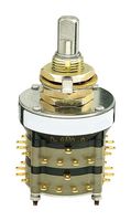 GRAYHILL 57M22-08-1-12N Rotary Switch, 12 Position, 1 Pole, 22.5 °, 150 mA, 115 V, 57 Series