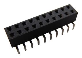 SAMTEC BCS-110-L-D-PE PCB Receptacle, Board-to-Board, 2.54 mm, 2 Rows, 20 Contacts, Through Hole Straight