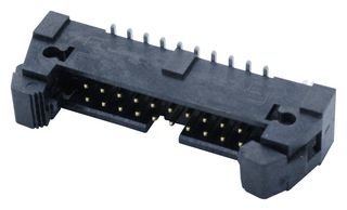SAMTEC EHT-110-01-S-D-SM-LC Pin Header, Board-to-Board, Wire-to-Board, 2 mm, 2 Rows, 20 Contacts, Surface Mount, EHT Series