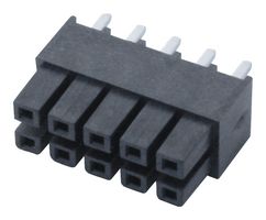 SAMTEC IPS1-105-01-S-D Receptáculo PCB, Terminal de Potencia, Tarjeta-a-Tarjeta, 2.54 mm, 2 Líneas, 10 Contactos