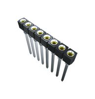 SAMTEC SS-101-TT-2 PCB Receptacle, Board-to-Board, 2.54 mm, 1 Rows, 1 Contacts, Through Hole Straight, SS Series