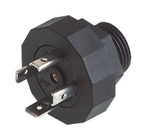 HIRSCHMANN GSP 313 Rectangular Power Connector, 3 Contacts, GDM Series, Panel Mount, Solder, Plug