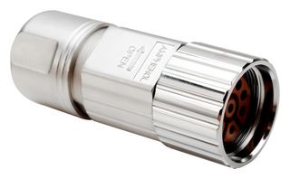 AMPHENOL SINE/TUCHEL MB7CKN0800-S3 Sensor Connector, MotionGrade M23 Elite Series, M23, Female, 4 Signal + 4 Power Positions