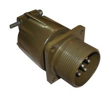ITT CANNON MS3100F16S-1P Circular Connector, MIL-DTL-5015 Series, MS3100 Series, Wall Mount Receptacle, 7 Contacts