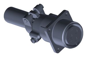 ITT CANNON MS3100E20-3S Circular Connector, MIL-DTL-5015 Series, MS3100 Series, Wall Mount Receptacle, 3 Contacts