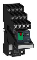 SCHNEIDER ELECTRIC RXM4AB2P7PVS Relevador de Potencia, 4PDT, 230 VAC, 6 A, Harmony RXM Series, Hembra, Sin Enclavamiento