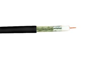 ALPHA WIRE 9849 BL005 Coaxial Cable, 26 AWG, 50 ohm, 100 ft, 30.5 m