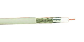 ALPHA WIRE 9851 CL005 Coaxial Cable, FEP, 30AWG, 30.5m, Clear