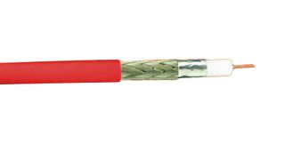 ALPHA WIRE 9849 RD005 Coaxial Cable, 26 AWG, 50 ohm, 100 ft, 30.5 m