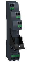SCHNEIDER ELECTRIC RSZE05P Relay Socket, DIN Rail, Spring Clamp, 5 Pins, 12 A, 250 V, Harmony RSZ Series
