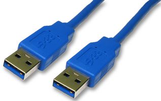 PRO SIGNAL CAC250020 Cable USB, Tipo A Macho a Tipo A Macho, 3 m, 9.8 ft, USB 3.0, Azul
