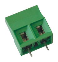 ALTECH MV-492 Wire-To-Board Terminal Block, 9.52 mm, 2 Positions, 30 AWG, 10 AWG, 6 mm², Screw