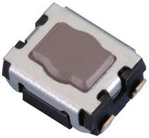 E-SWITCH TL1030AF500AQJ Tactile Switch, SPST-NO-DM, TL1030 Series, Top Actuated, Surface Mount, Rectangular Button, 500 gf