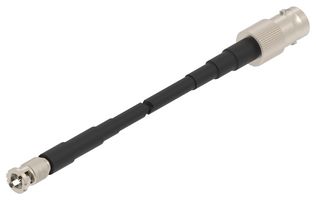 TE CONNECTIVITY 2483417-2 Cable RF / Coaxial ensamblado, 12 ", 305 mm, NFC94a NF, Conector BNC, BNC HD Macho, 75 ohm