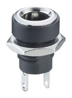 NI / EMERSON 788645-35 5 SEATS N/C 1 YR DC Power Connector, Jack, 2 A, 2.5 mm, Panel PCB Mount, Solder
