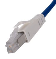 STEWART CONNECTOR SC- SPEE020M Ethernet Cable, IEC 63171-1 Jack to IEC 63171-1 Jack, FUTP (Foiled Unshielded Twisted Pair), Blue