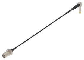 TE CONNECTIVITY 2478577-1 Cable RF / Coaxial ensamblado, 11.8 ", 300 mm, 1.32mm, SMA hembra, SWJ Sonda Macho, 50 ohm