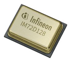 INFINEON IM72D128V01XTMA1 Audio Control, MEMS Microphone, 1.62V to 3.6V, VUI, LLGA, 5 Pins, -40 °C