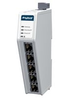 ANYBUS ABC3361-A Protocol Converter, Communicator, EtherNet/IP Scanner to EtherCAT SubDevice, 10/100Mbps, DIN Rail