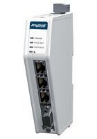 ANYBUS ABC4023-A Protocol Converter, Communicator, PROFINET IO-Device to PROFIBUS DP Device, 10/100Mbps, DIN Rail