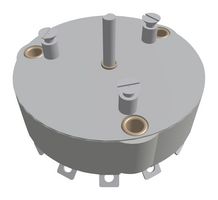 OHMITE 412-7T2 Rotary Switch, 7 Position, 2 Pole, 30 °, 50 A, 300 V, 412 Series