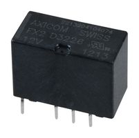 TE CONNECTIVITY - AXICOM D3226 Signal Relay, 12 VDC, DPDT, 2 A, FX2 Series, Through Hole, Non Latching