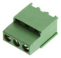 BUCHANAN - TE CONNECTIVITY 282856-3 Wire-To-Board Terminal Block, 5 mm, 3 Positions, 30 AWG, 12 AWG, 3 mm², Screw